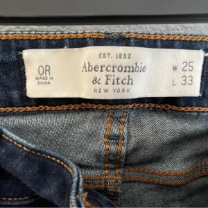Abercrombie and Fitch, vintage, dark blue, straight leg, excellent condition.